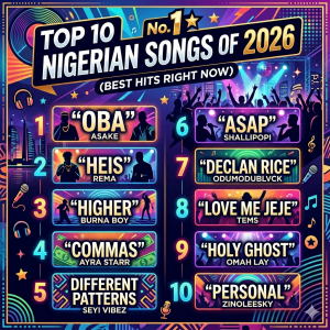 Top 10 Nigerian Songs of 2026 (Best Hits Right Now)