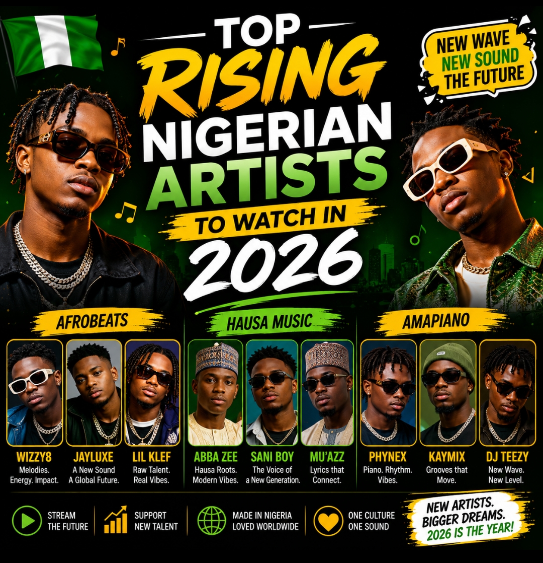 Top Rising Nigerian Artists to Watch in 2026